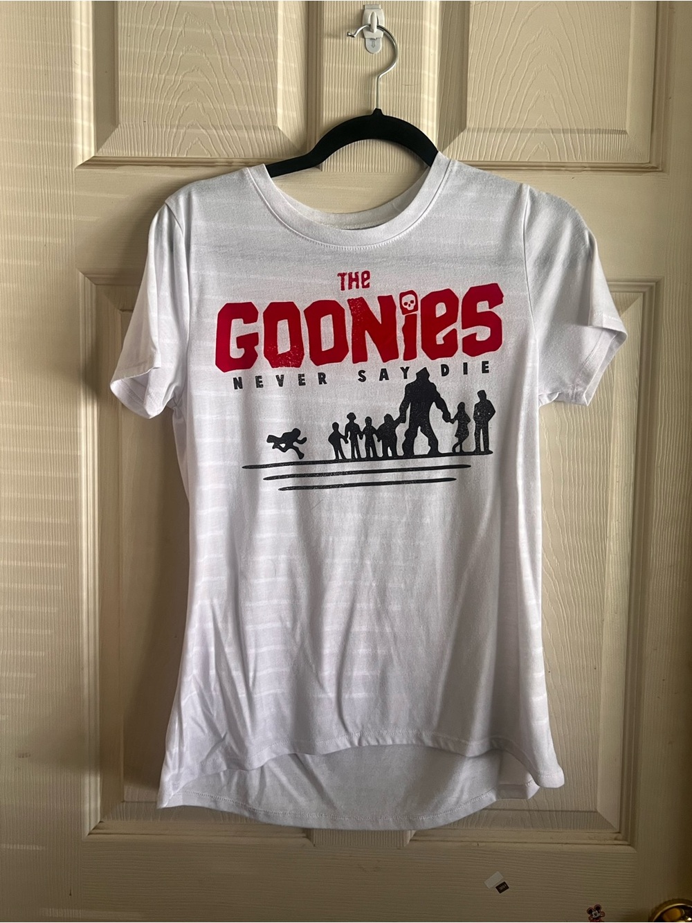 The Goonies' White Graphic Tee - Never Say Die